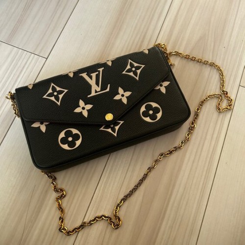 ポシェット・フェリシー バイカラーモノグラムアンプラント