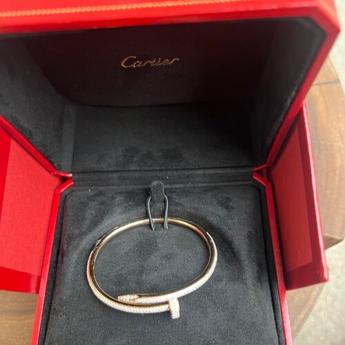 カルティエ ジュストアンクル ダイヤ ブレスレット