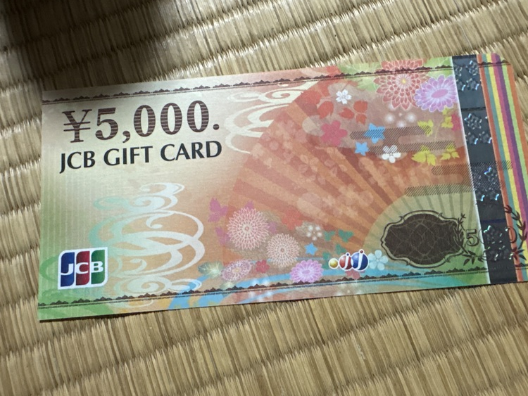 JCB ギフトカード 5,000円券×1枚