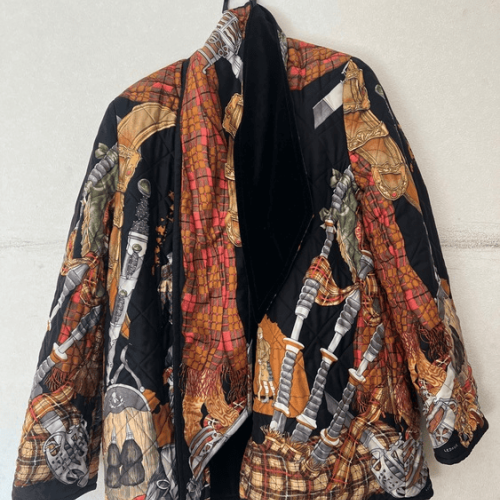 エルメス ジャケット コート リバーシブル