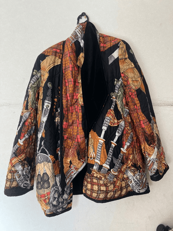 エルメス ジャケット コート リバーシブル