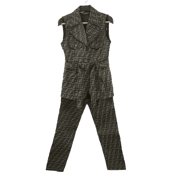 セットアップ ブラウン ベスト パンツ2点セット サイズ42