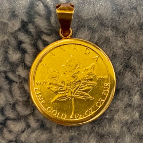 純金 メイプルリーフ 1982年 1/10金貨