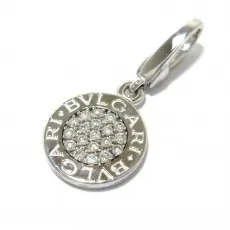 ブルガリブルガリ ペンダントトップ K18WG×ダイヤモンドの画像