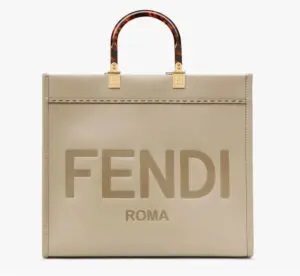 サンシャイン ミディアム ショッパー ダブグレー レザー