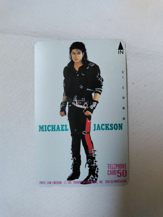 テレホンカード 50度 マイケルジャクソン