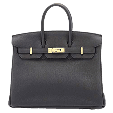 バーキン25 黒 トゴ ゴールド金具