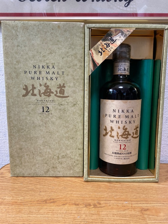 ニッカピュアモルトウイスキー北海道12年　750ml 43％