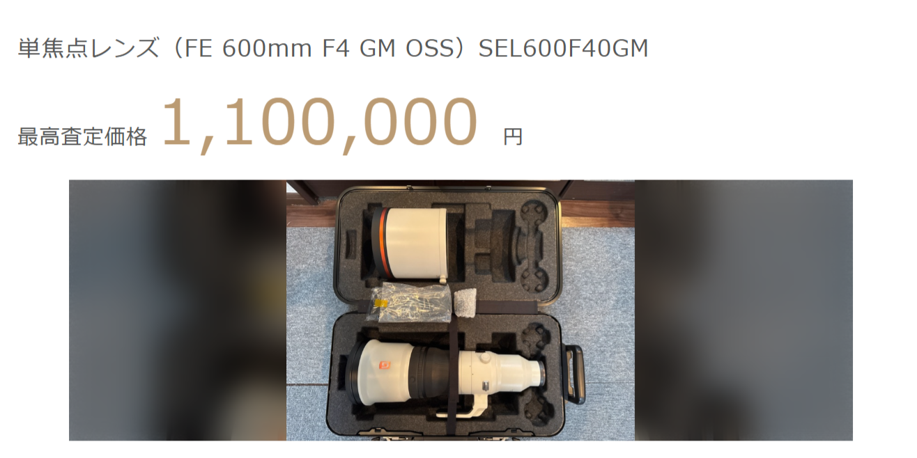 単焦点レンズ（FE 600mm F4 GM OSS）SEL600F40GMの画像