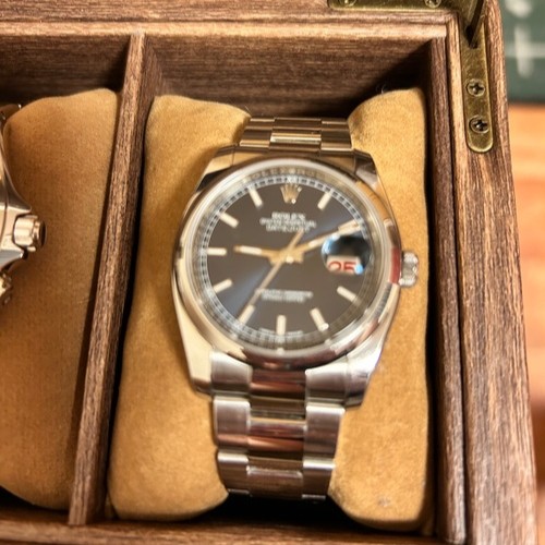 ロレックス  デイトジャスト 116300 ブルー文字盤