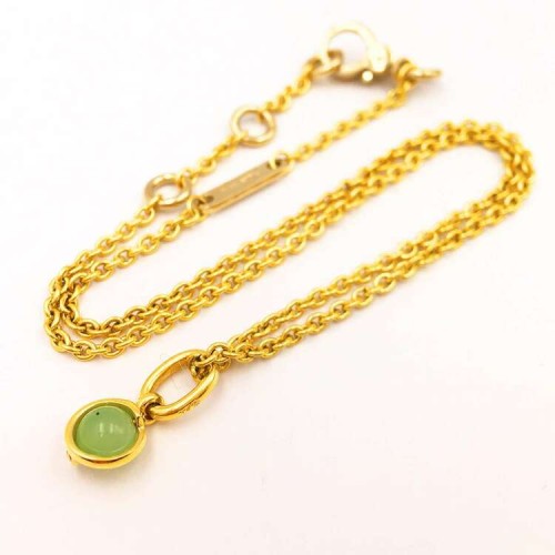 ペンダント K18YG ネフライト