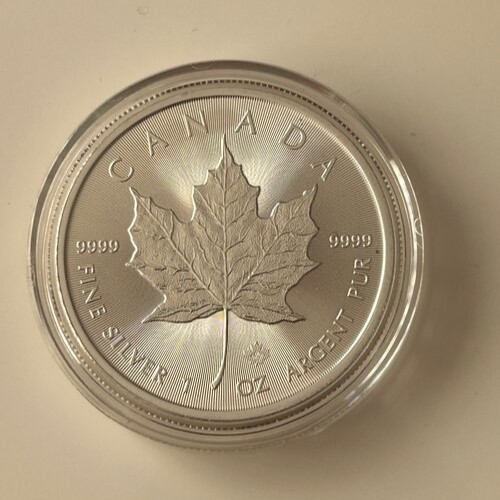 カナダ　メープルリーフ銀貨
