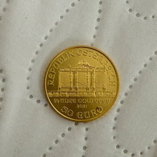 ウィーンハーモニー金貨 1/2oz