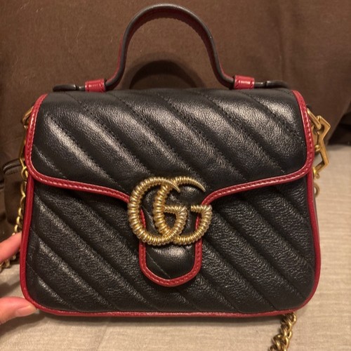 GUCCI マーモント ミニショルダーバッグ