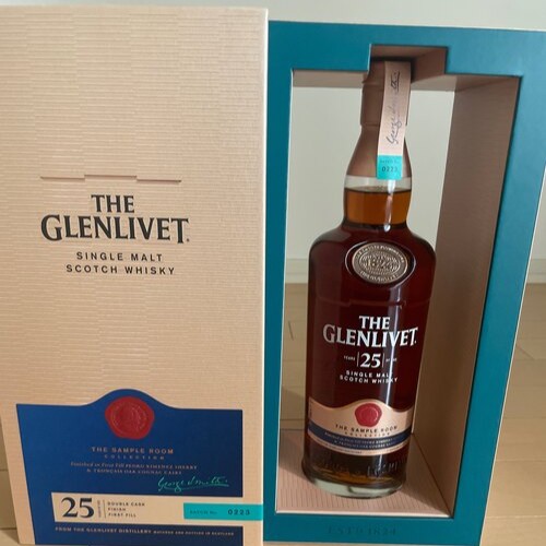 グレンリベット25年 バッチNo.0223 付属品完備