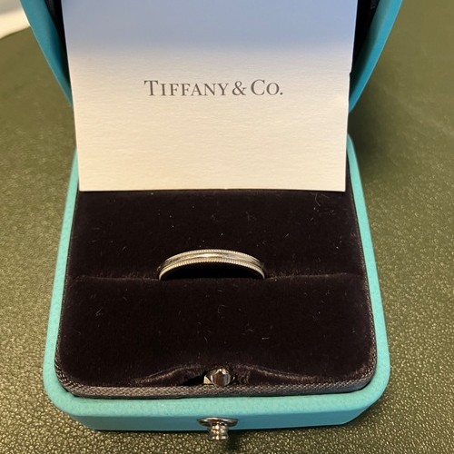 ティファニー ミルグレイン バンドリング プラチナ 2mm