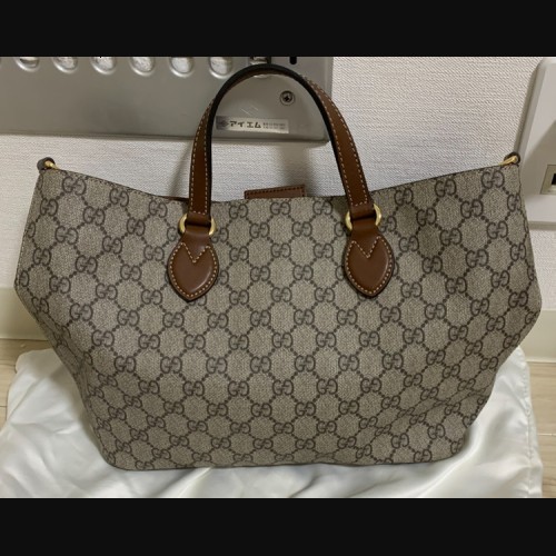 GGスプリームキャンバス ハンドバッグ