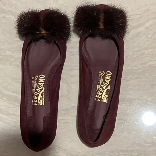 レディースシューズ ミンクガンチーニ