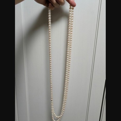 ティファニー パールロングネックレス