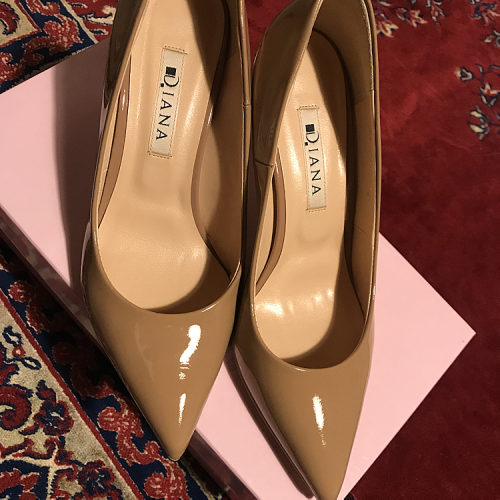 DIANA ポインテッドプレーンパンプス