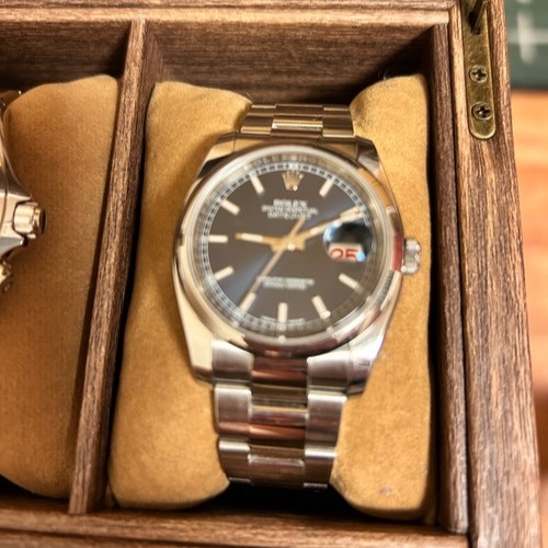 ロレックス デイトジャスト 116300 ブルー文字盤