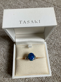 オパール・ダイヤモンドリング