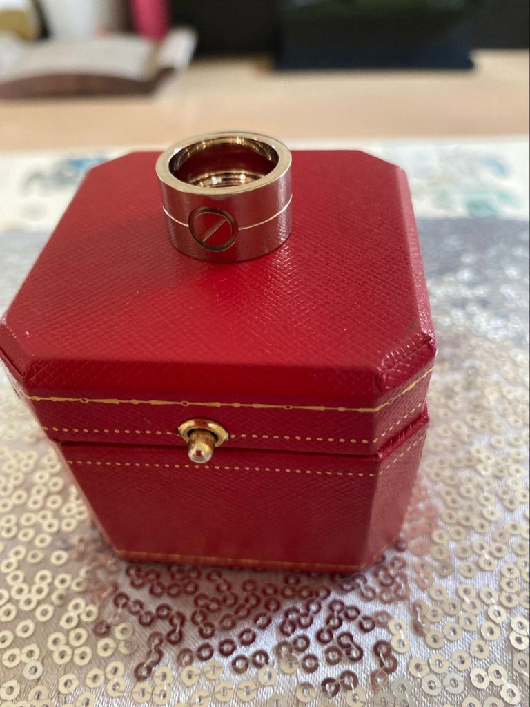 18金 カルティエ ハイラブリングの画像