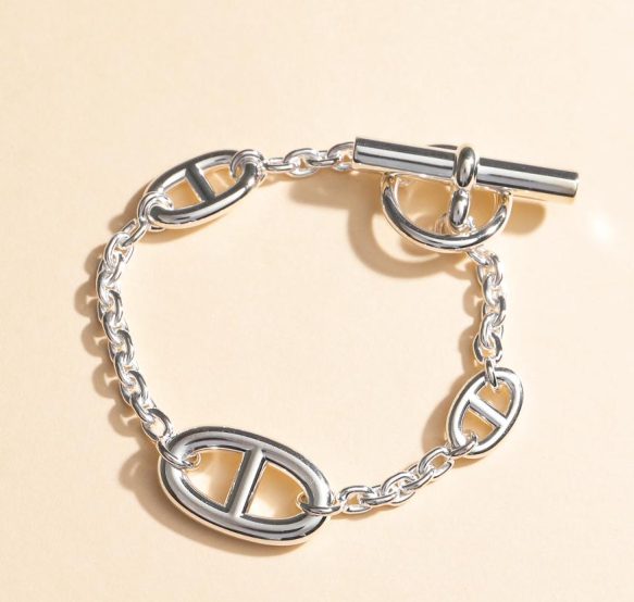 H104567B 00LG エルメスファランドール ブレスレットSV925 シリアルあり#LGの画像