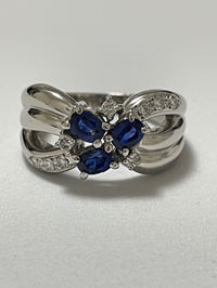 サファイヤ・ダイヤモンドリング