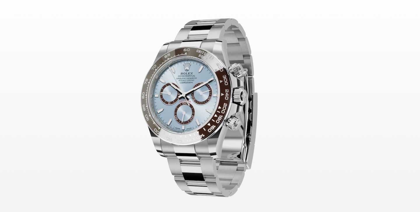 ロレックスのコスモグラフ デイトナ アイスブルーの画像