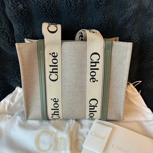 クロエ ウッディ トートバッグ