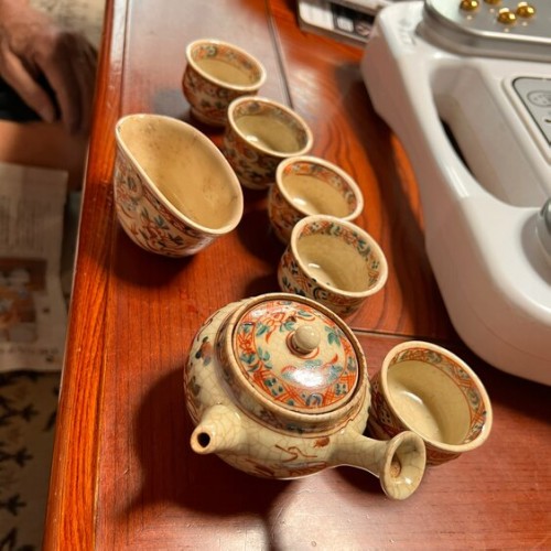 古伊万里の煎茶道具セット