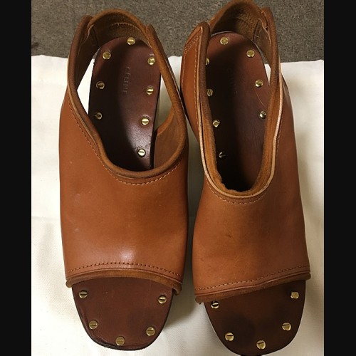 CELINE ウェッジウッドサンダル