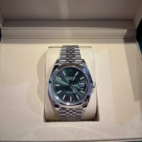 ロレックス デイトジャスト 41 ミントグリーン