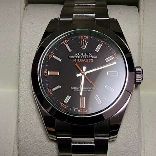 ミルガウス 黒文字盤