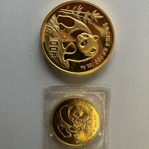 パンダ金貨　１オンス　1989/1990/1986/1994/1988　各1枚