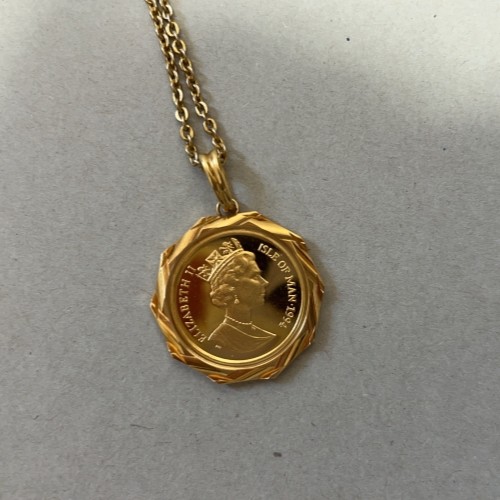 コインペンダント K24