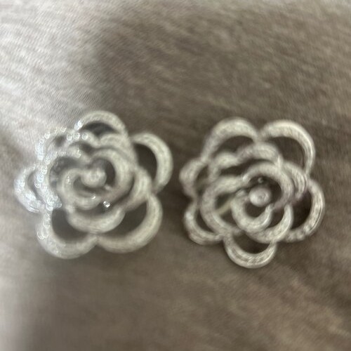 ダイヤカメリアイヤリング、ピアス2ウェイ