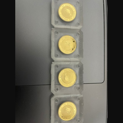 カンガルー金貨 1/10oz 1993年 4枚