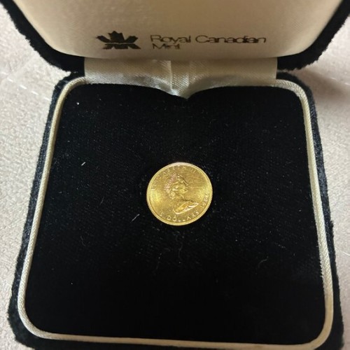 メープルリーフ金貨 1/10oz 1986年
