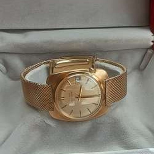 ブローバ アキュトロン 音叉時計 金無垢