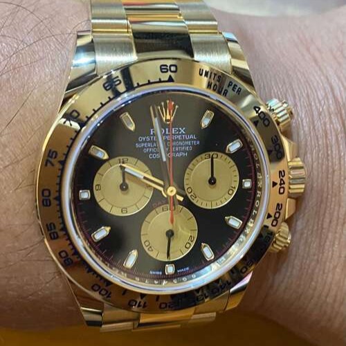 ロレックス デイトナ ロレックス コスモグラフデイトナ 116508 YG AT 黒文字盤