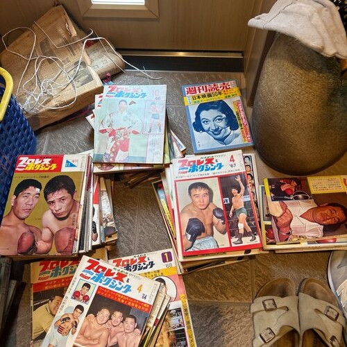 週刊読売　プロレス＆ボクシング　昭和38年発行太閤記　大正15年書❓