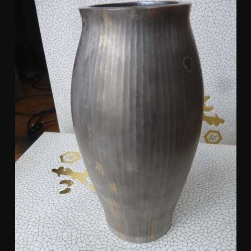 竹谷製純銀花瓶