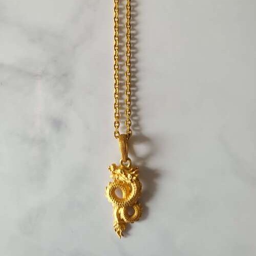 [PRIMAGOLD(プリマゴールド)] 24K ペンダントトップ 龍 ドラゴン