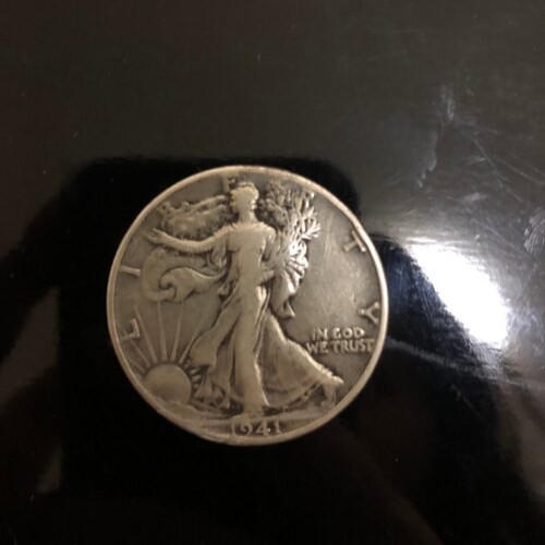 アメリカ　ウォーキングリバティ 50セント