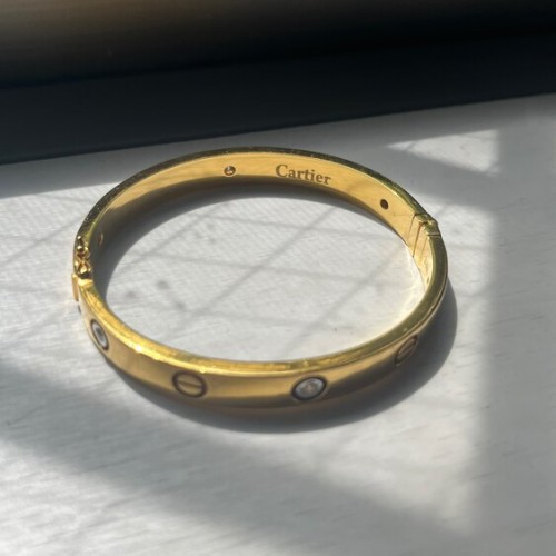 23k Cartier Diamond Bracelet