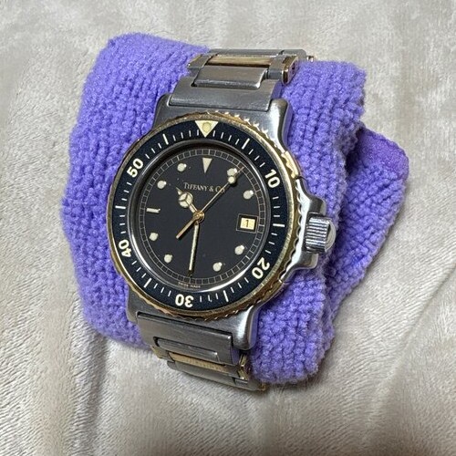 ティファニー ダイバー 18金コンビ