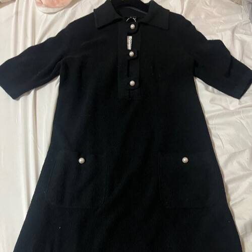 シャネル ココマーク コットン×ナイロン ワンピース