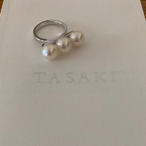 田崎 バランスネオ パールリング ホワイトゴールド